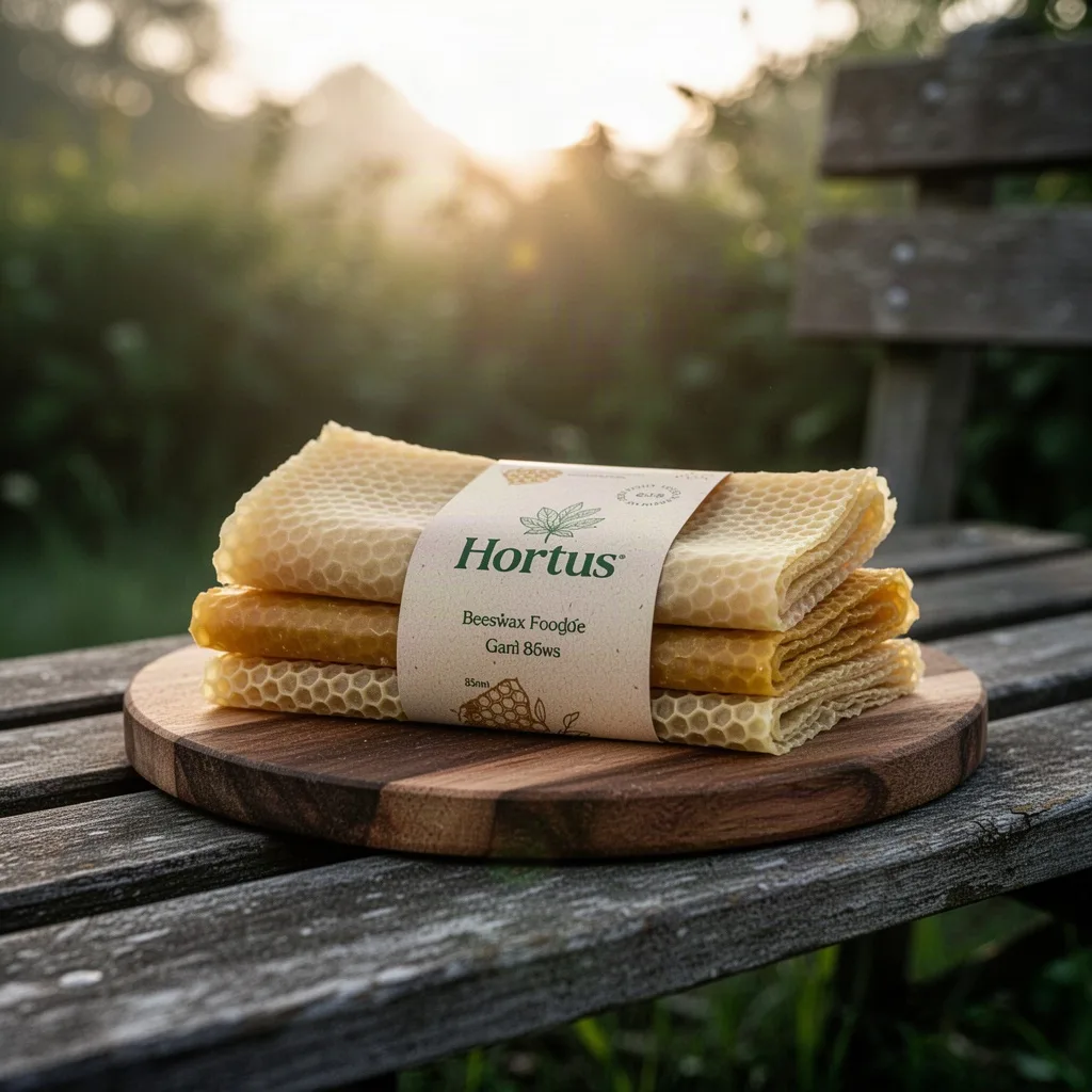 Hortus Reusable Beeswax Food Wraps (Set of 3)