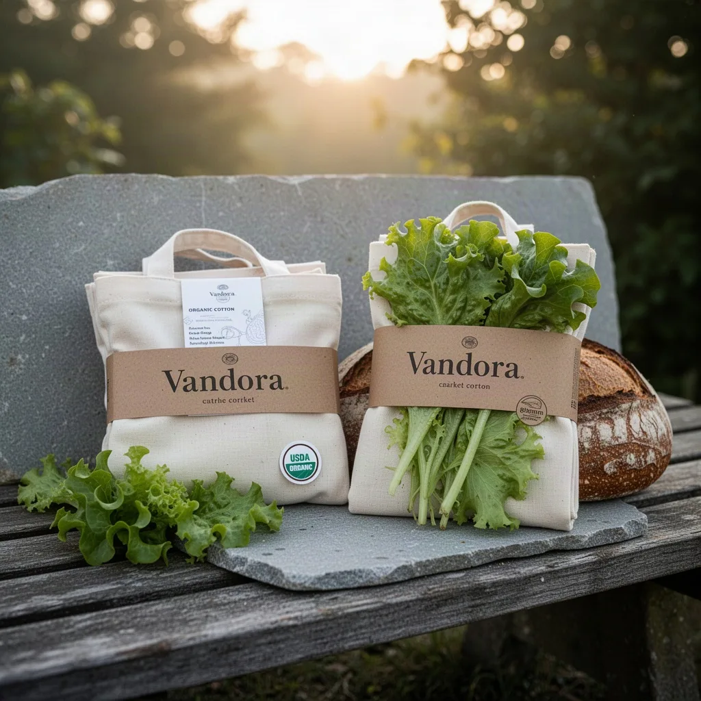 Vandora Organic Twill Market & Bulk Grocery Bag Set